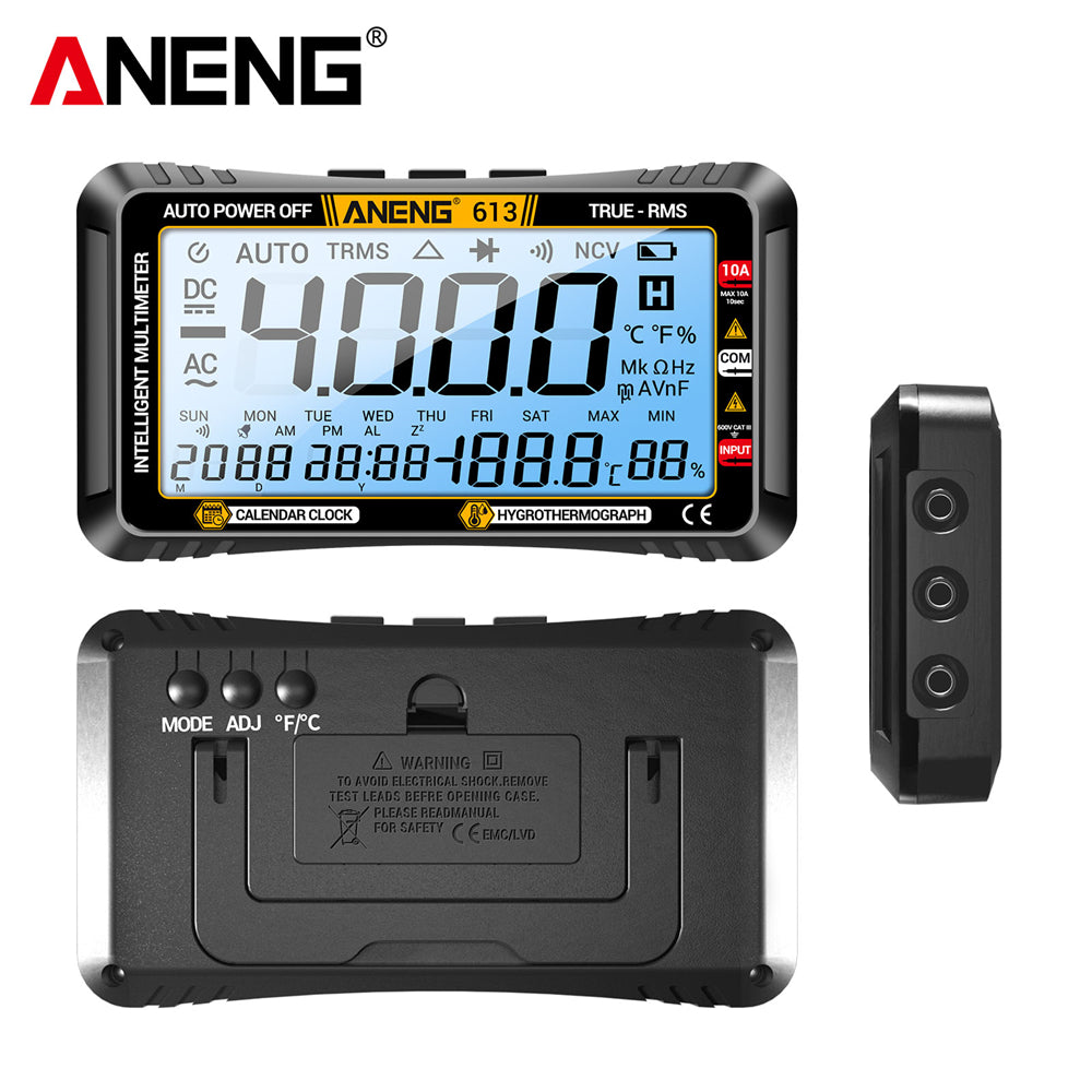 ANENG 613 Smart Multimeter Real-time Power-off Measuring Tester AC/DC Ammeter Voltmeter 4000 Count Digital Multimetro Test Tools
