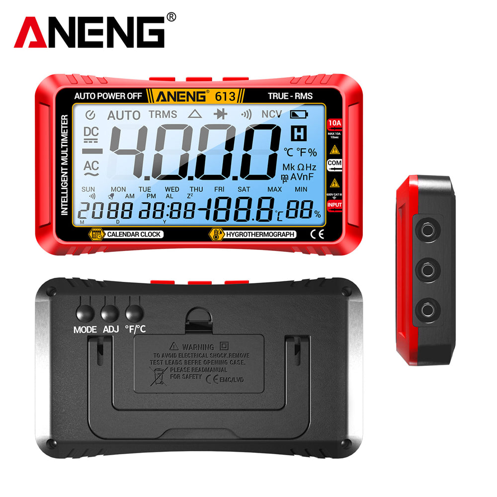 ANENG 613 Smart Multimeter Real-time Power-off Measuring Tester AC/DC Ammeter Voltmeter 4000 Count Digital Multimetro Test Tools