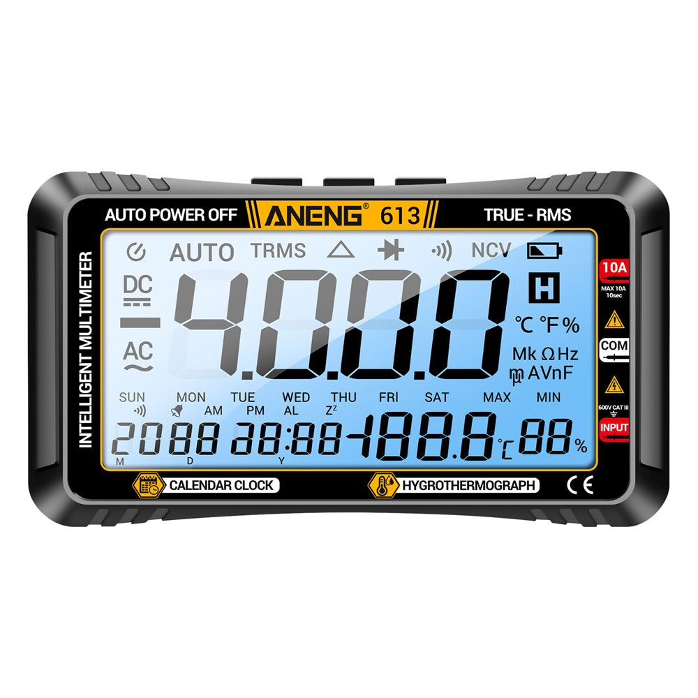 ANENG 613 Smart Multimeter Real-time Power-off Measuring Tester AC/DC Ammeter Voltmeter 4000 Count Digital Multimetro Test Tools