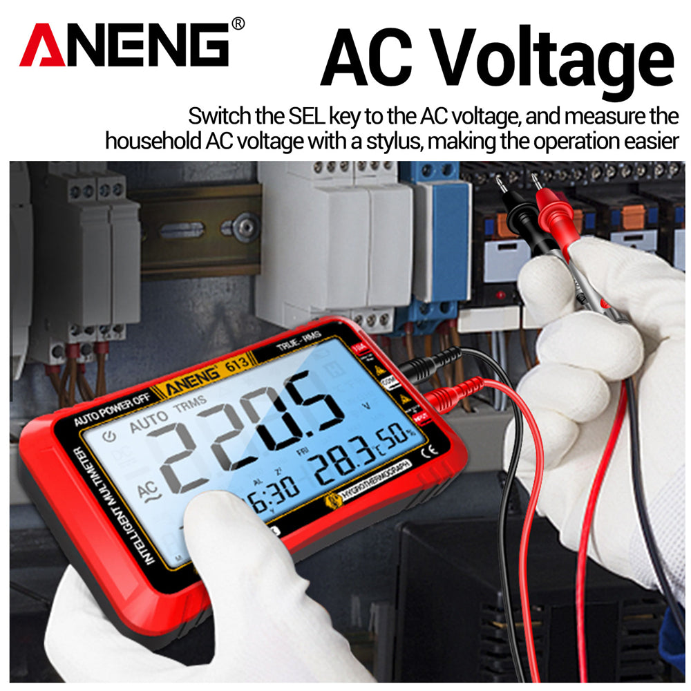 ANENG 613 Smart Multimeter Real-time Power-off Measuring Tester AC/DC Ammeter Voltmeter 4000 Count Digital Multimetro Test Tools ANENG TOOLS