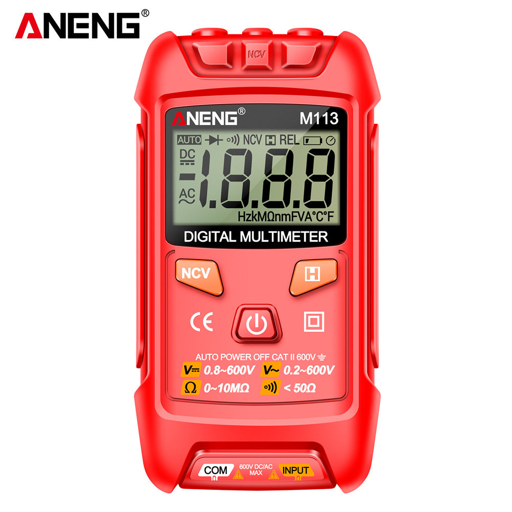 ANENG M113 Mini Digital Multimeter AC/DC Voltage Meter 1999 Counts Multimetro Ohm NCV Electricity Tools Measuring Instruments