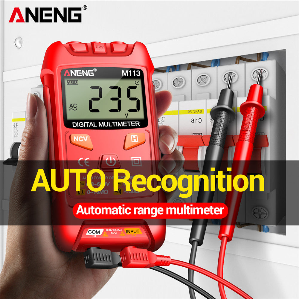 ANENG M113 Mini Digital Multimeter AC/DC Voltage Meter 1999 Counts Multimetro Ohm NCV Electricity Tools Measuring Instruments