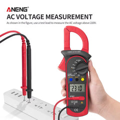 ANENG ST201 Digital Clamp Meter Multimeter AC Voltage Buzzer Resistance ohm Tester DC Clamp Ammeter Transistor Testers Voltmeter