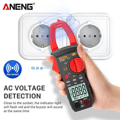 ANENG ST181 Digital Clamp Meter Car Amp Hz Capacitance NCV 4000 Counts Multimeter AC Current Ammeter Voltage Ohm Tester tools ﻿