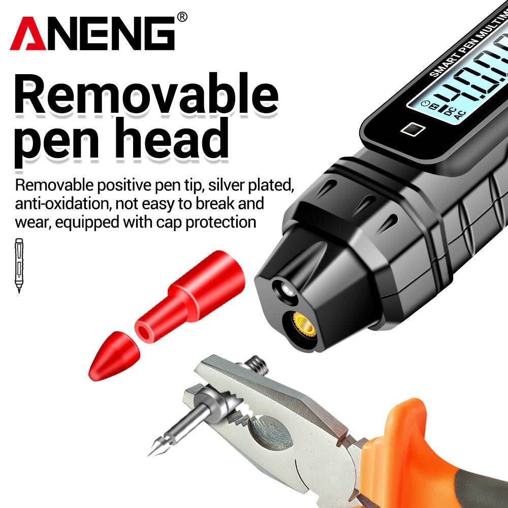 ANENG A3005 Pen Type Multimeter Digital Professional Mini AC/DC Voltage 4000 Counts Meter Resistance NCV Ohm Diode Tester tools - ANENG TOOLS