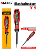 ANENG B19 Digital Voltmeter Smart Measuring Pen With LCD Backlight Circuit Detection On/off NCV Safety Voltage Tester AC11V - 450V - ANENG TOOLS