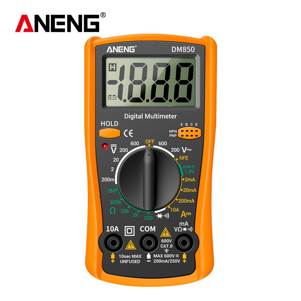 ANENG DM850 Automatic Digital Multimeter Professional multimetro AC/DC Votage Tester 1999 Counts Ohm Ammeter Electric Tools - ANENG TOOLS