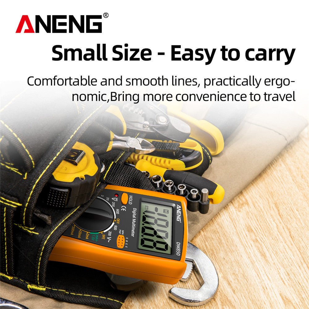 ANENG DM850 Automatic Digital Multimeter Professional multimetro AC/DC Votage Tester 1999 Counts Ohm Ammeter Electric Tools - ANENG TOOLS
