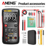 ANENG Q1 Digital Multimeter 9999 Analog Tester True RMS Professional Multimetro DIY Transistor Capacitor NCV Testers Lcr Meter - ANENG TOOLS