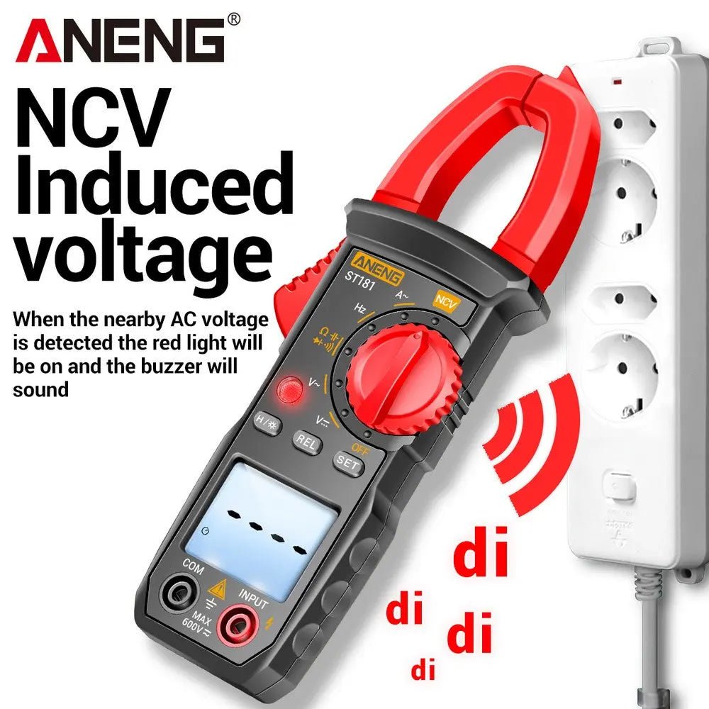 ANENG ST181 Digital Clamp Meter Car Amp Hz Capacitance NCV 4000 Counts Multimeter AC Current Ammeter Voltage Ohm Tester tools ﻿ - ANENG TOOLS