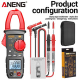 ANENG ST181 Digital Clamp Meter Car Amp Hz Capacitance NCV 4000 Counts Multimeter AC Current Ammeter Voltage Ohm Tester tools ﻿ - ANENG TOOLS