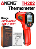 ANENG TH202 Infrared Thermometer Non - contact - 50~600℃ Digital Laser Temperature Meter LCD display Pyrometer Point Gun Tester - ANENG TOOLS