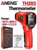 ANENG TH203 Smart Industrial Infrared Thermometer - 50~600℃ Temperature Gun VA Reverse Color Screen Tester Meter Pyrometer Tools - ANENG TOOLS