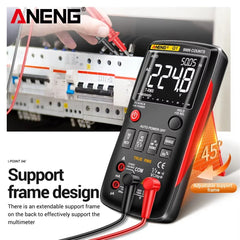 ANENG Q1 Digital Multimeter 9999 Analog Tester True RMS Professional Multimetro DIY Transistor Capacitor NCV Testers Lcr Meter